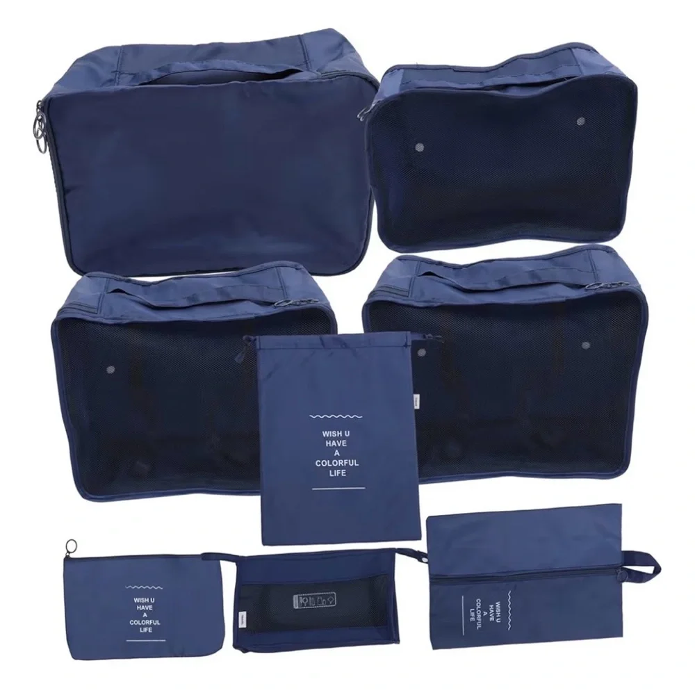 Navy Travel Organizer Set
